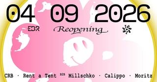 EDR x Turbina I Reopening I 9th April I Thursday Techno